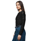 Women's Cecelia Floral Long Sleeve Tee - Black