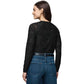 Women's Cecelia Floral Long Sleeve Tee - Black