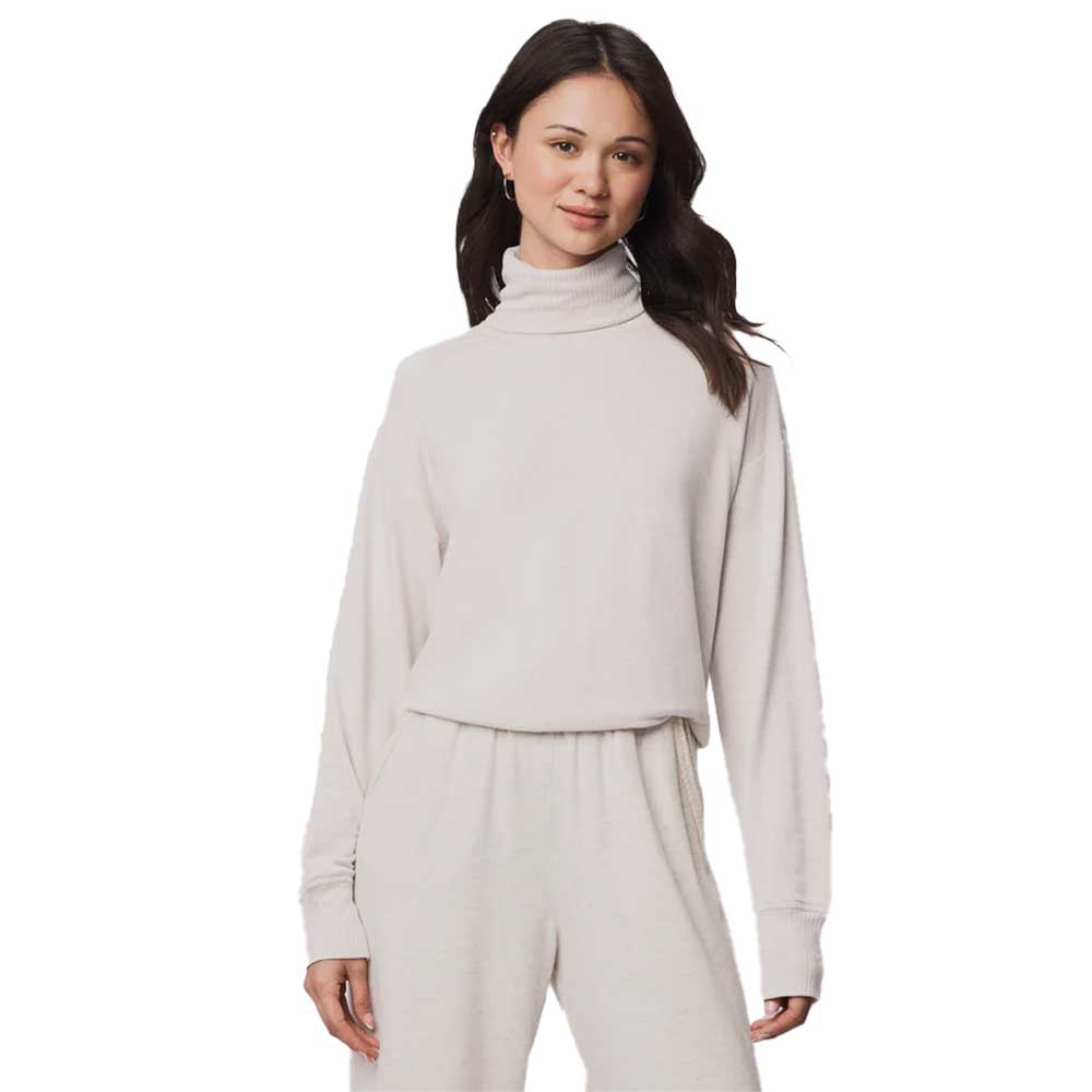 Women's Supersoft Trim Cowl Neck - Pale Oak Heather