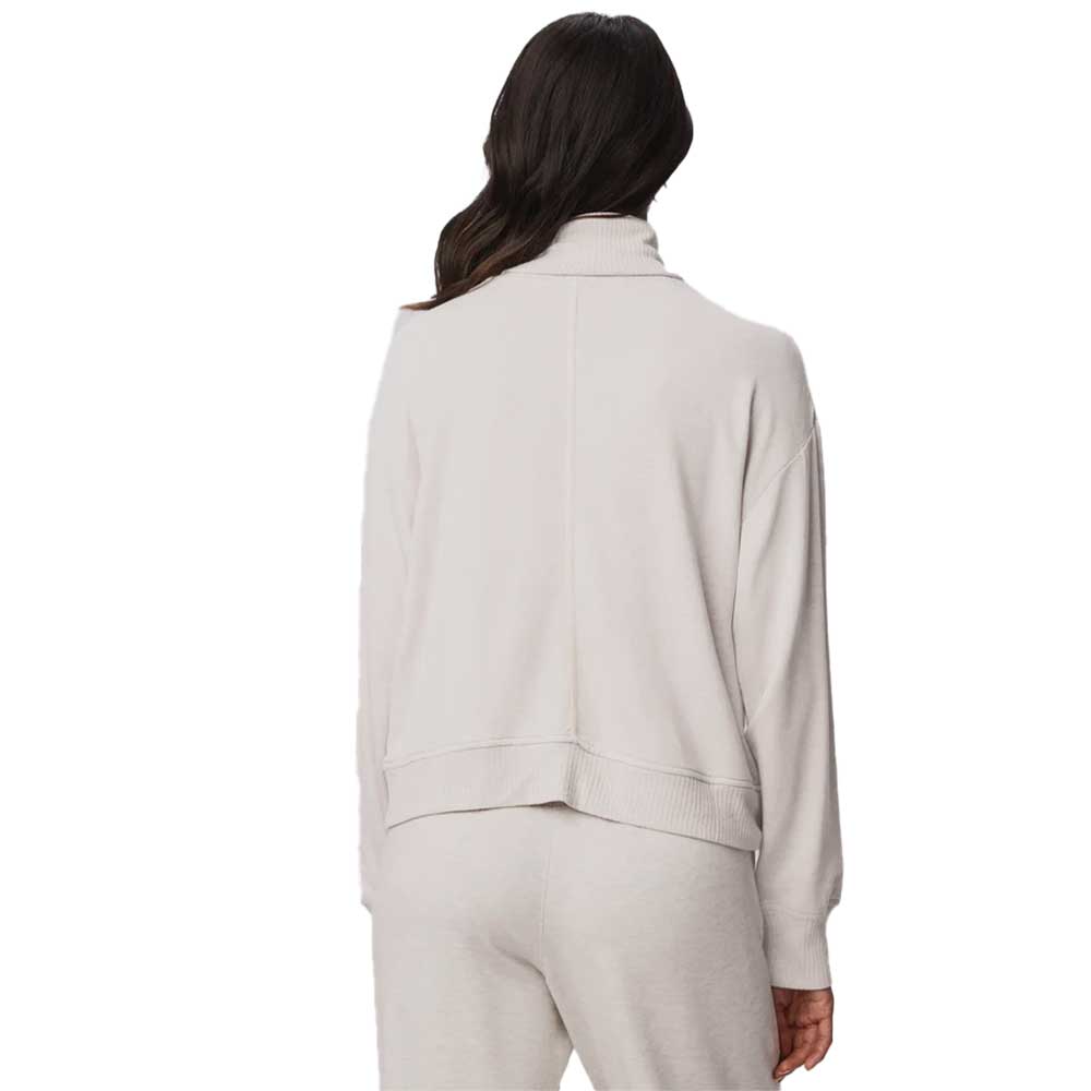 Women's Supersoft Trim Cowl Neck - Pale Oak Heather