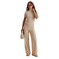 Women's Tori Cashmere Sweater Pant - Wheat Heather