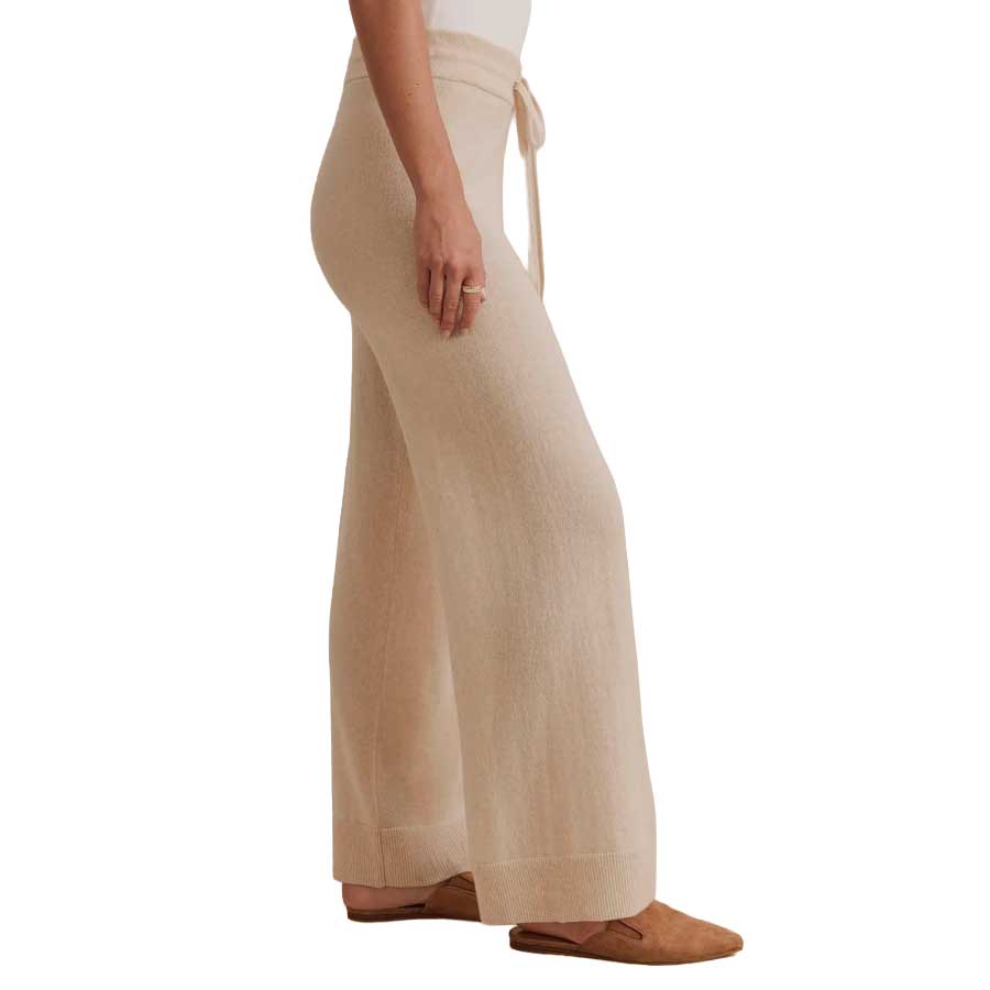 Women's Tori Cashmere Sweater Pant - Wheat Heather