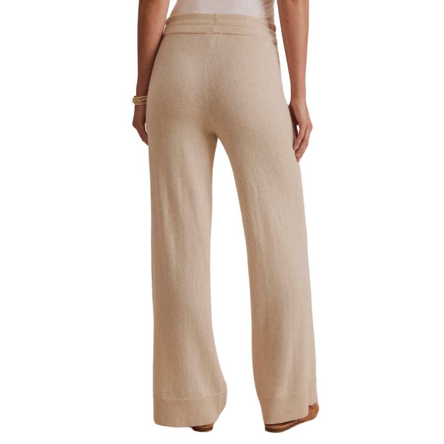 Women's Tori Cashmere Sweater Pant - Wheat Heather
