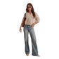 Women's Tori Cashmere Button Cardigan - Wheat Heather