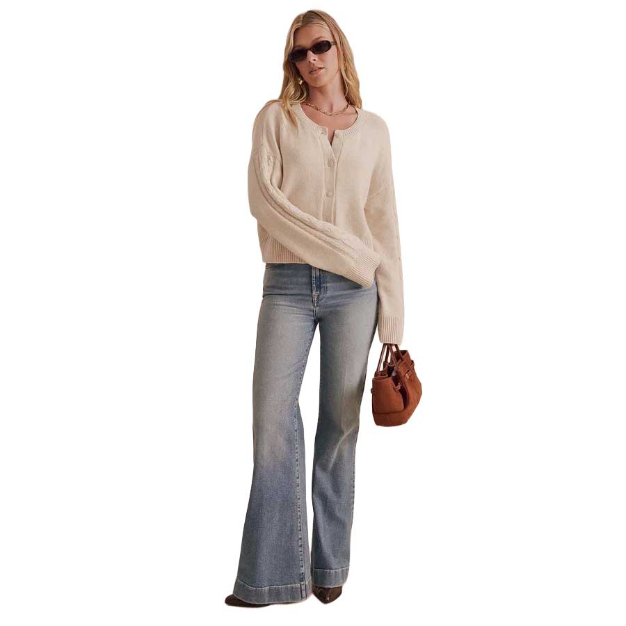 Sonoma Cardigan - Wheat Heather