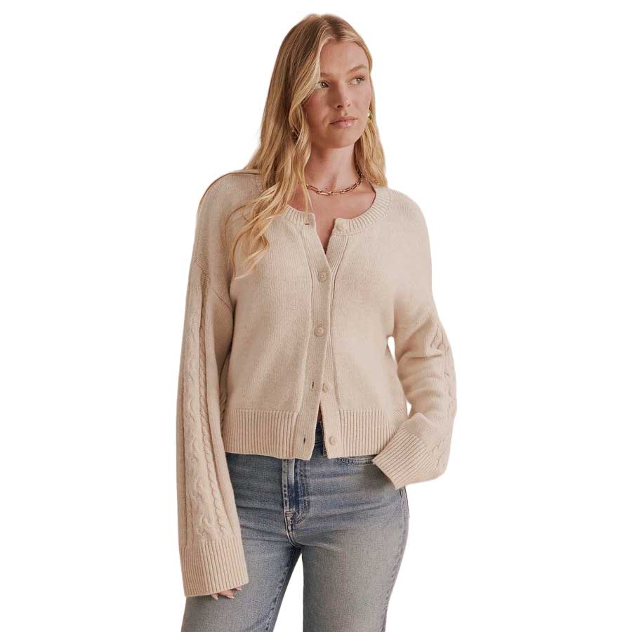 Sonoma Cardigan - Wheat Heather