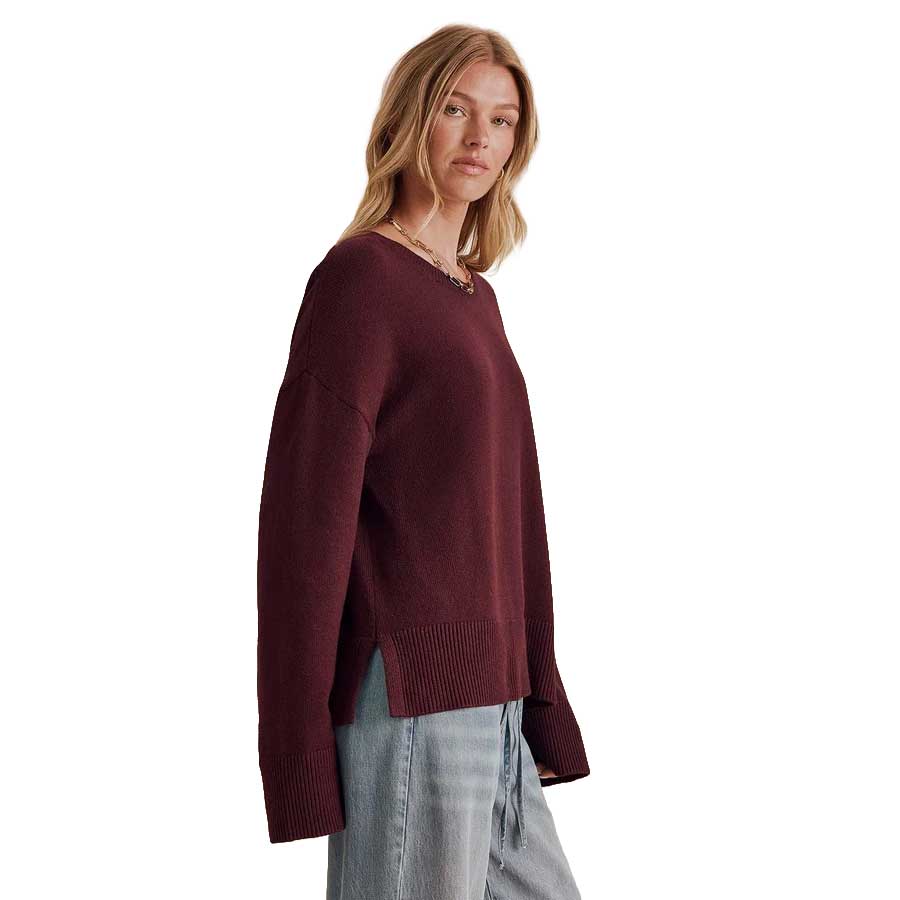 Women's Haven Crewneck Sweater - Merlot