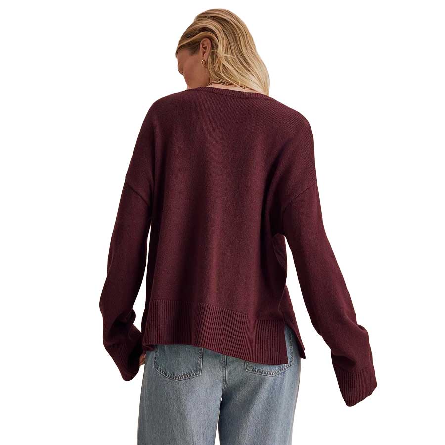 Women's Haven Crewneck Sweater - Merlot