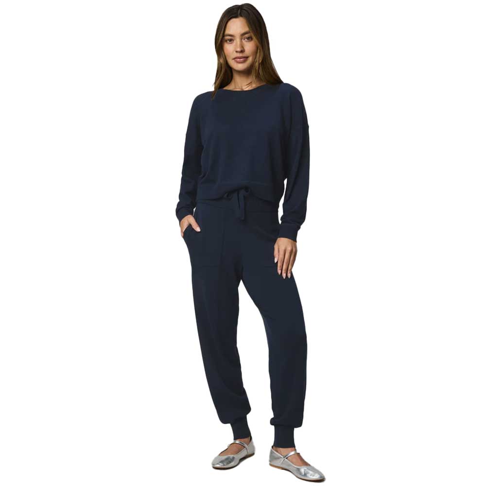 Women's Phoebe Sweater Jogger - Navy