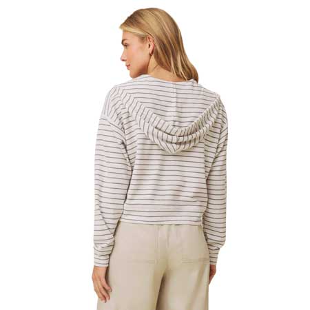 Women's Kennedy Stripe Zip Up - Pale Oak/Euclyptus