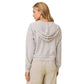 Women's Kennedy Stripe Zip Up - Pale Oak/Euclyptus