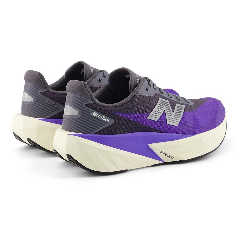 Women's FuelCell Rebel v5 Running Shoe - Electric Indigo/Truffle Salt/Silver Metallic - Regular (B)