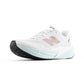 Women's FuelCell Rebel v5 Running Shoe - NB 103 White/Pink Heat/Glint Blue - Regular (B)