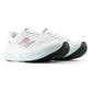 Women's FuelCell Rebel v5 Running Shoe - NB 103 White/Pink Heat/Glint Blue - Regular (B)