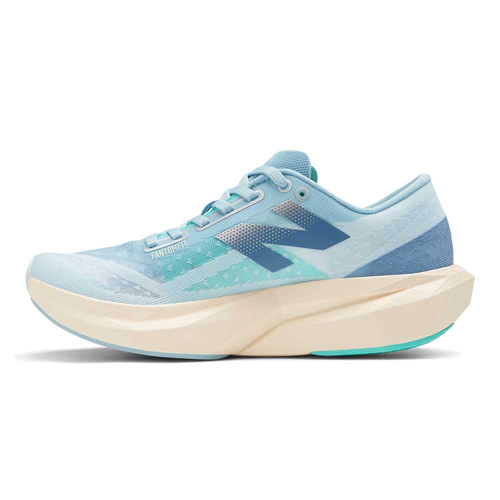 Women's FuelCell Rebel v4 Running Shoe - Quarry Blue/Chrome Blue - Regular (B)