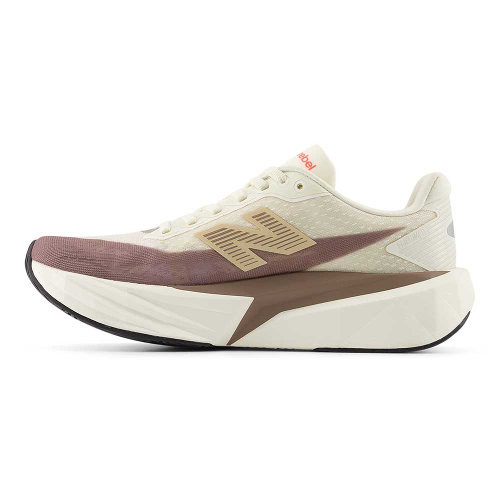 Women's FuelCell Rebel v5 Running Shoe - Angora/Earth Shadow - Regular (B)