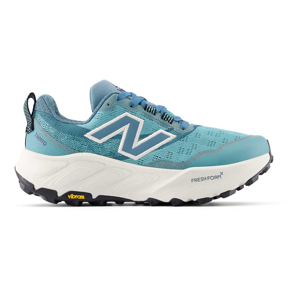 Women's Fresh Foam X Hierro v9 Trail Running Shoe - Faded Teal/Linen - Regular (B)