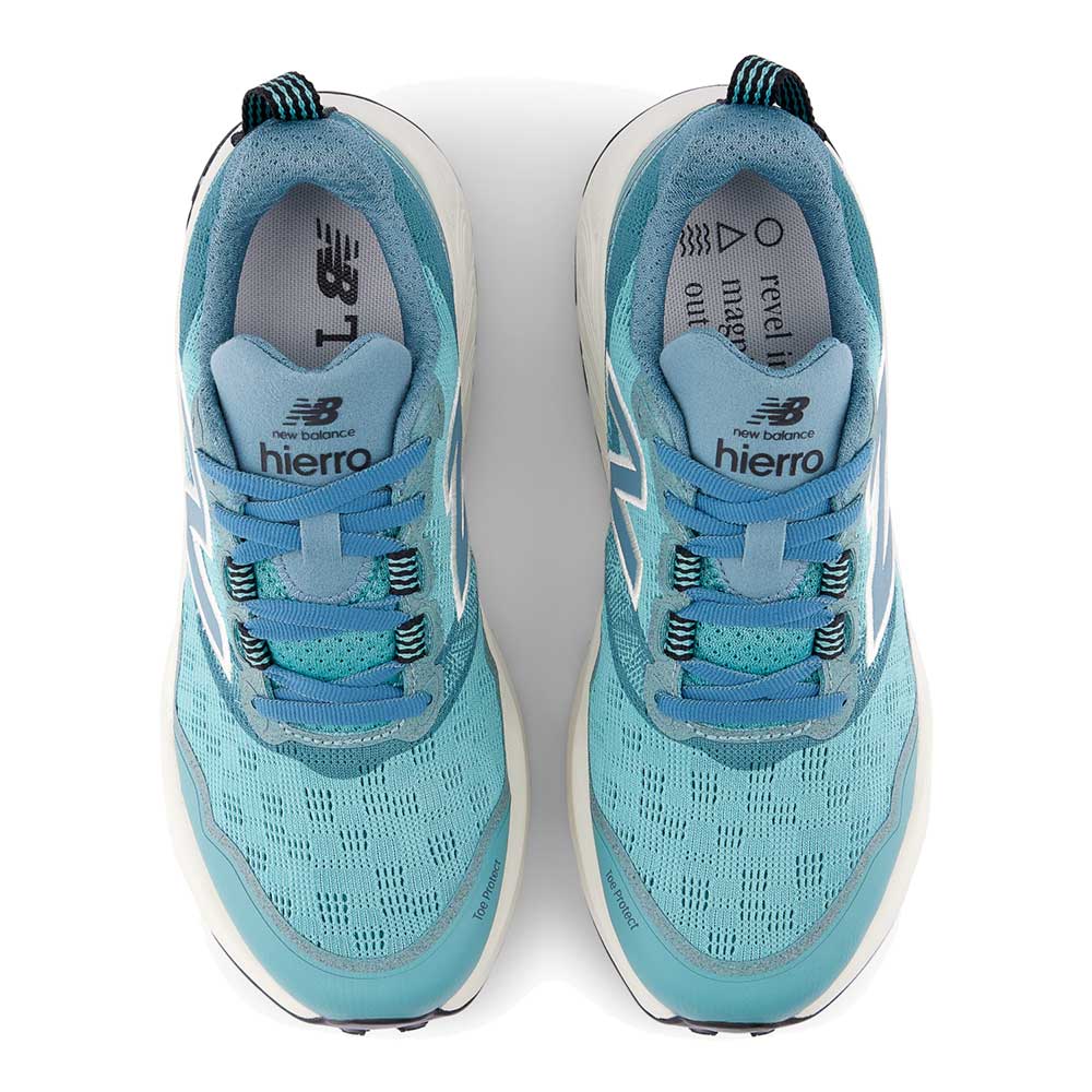 Women's Fresh Foam X Hierro v9 Trail Running Shoe - Faded Teal/Linen - Regular (B)