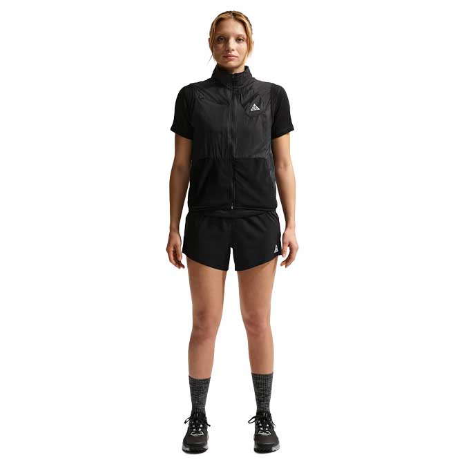 Women's ACG Dri-FIT Mid-Rise Lined Trail Running Shorts - Black