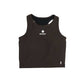 Women's Combat Rib Crop Top - Coffee