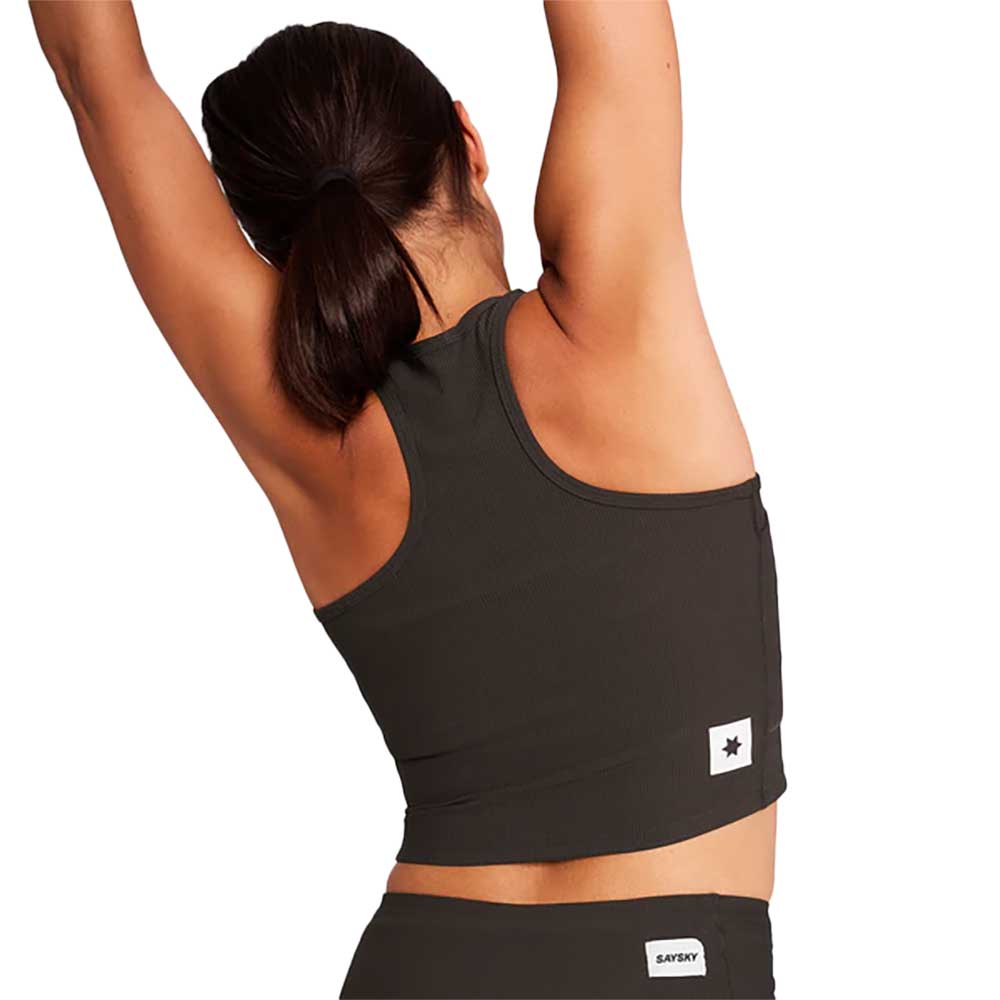 Women's Combat Rib Crop Top - Coffee