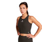 Women's Combat Rib Crop Top - Coffee
