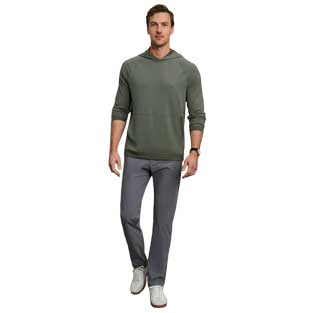 Men's Waffle Tech Hoodie - Olive Shadow