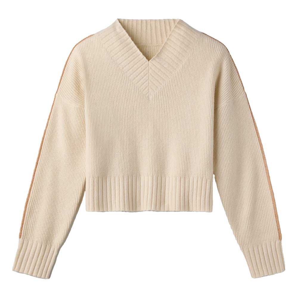 Women's Westside V-Neck Sweater - Sand Stone