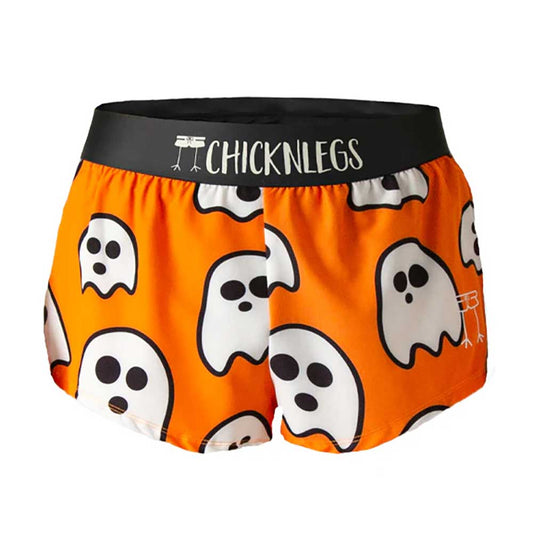 Women's Ghosts 1.5" Split Short - Orange Ghosts