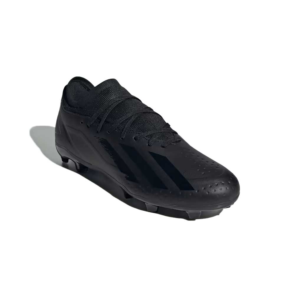 Men's X CRAZYFAST.3 FG Soccer Shoe - Core Black,Core Black,Core Black - Regular (D)