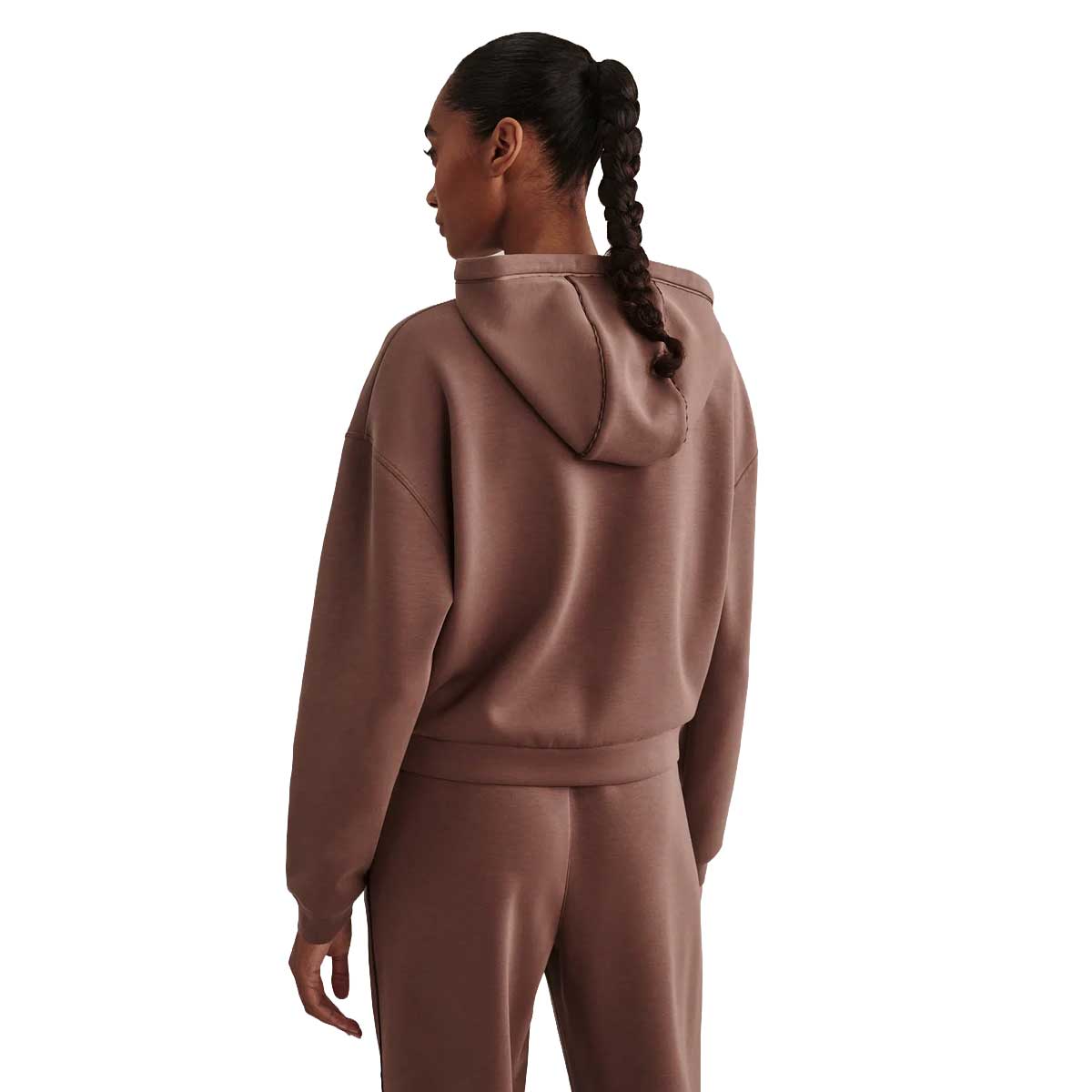 Women's Jorgie Zip Through Hoodie - Coffee Quartz