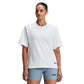 Crewneck Heavyweight Abbreviated Tee - White