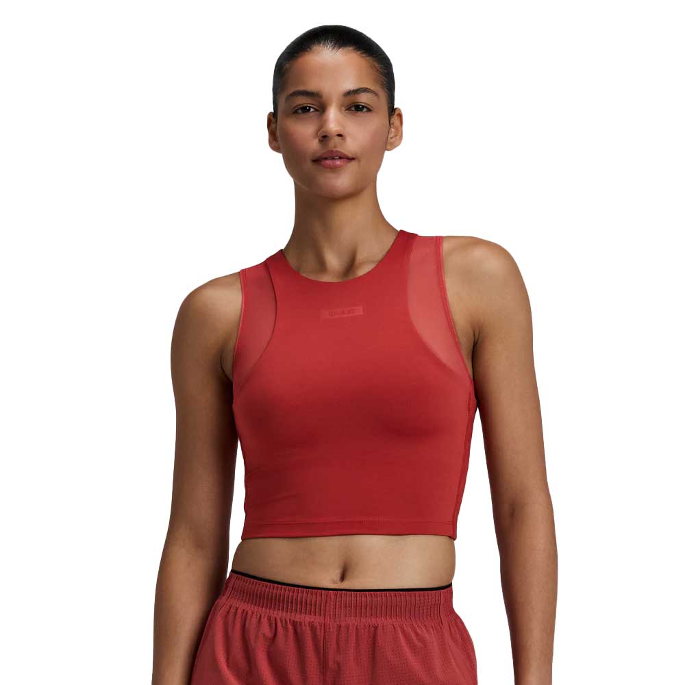 Women's Stamina Lyra Race Crop - Rusted Apricot