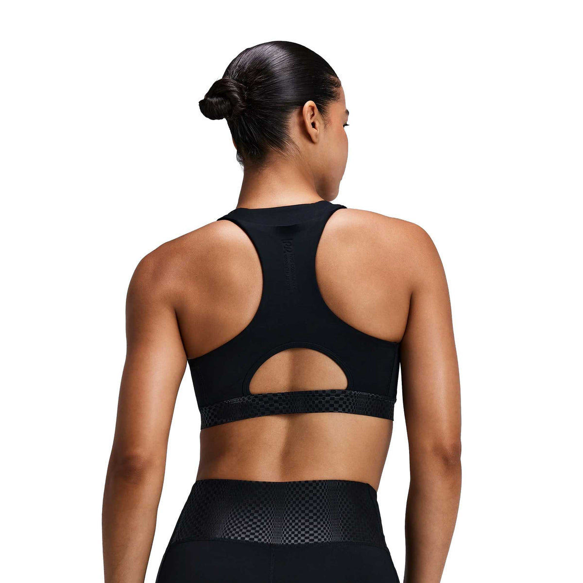 Women's Scoop Neck Run Bra - Bandit Black