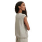 Women's Salome Raglan Tee - Light Grey Marl