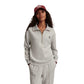 Women's Bertie 1/2 Zip - Light Grey Marl