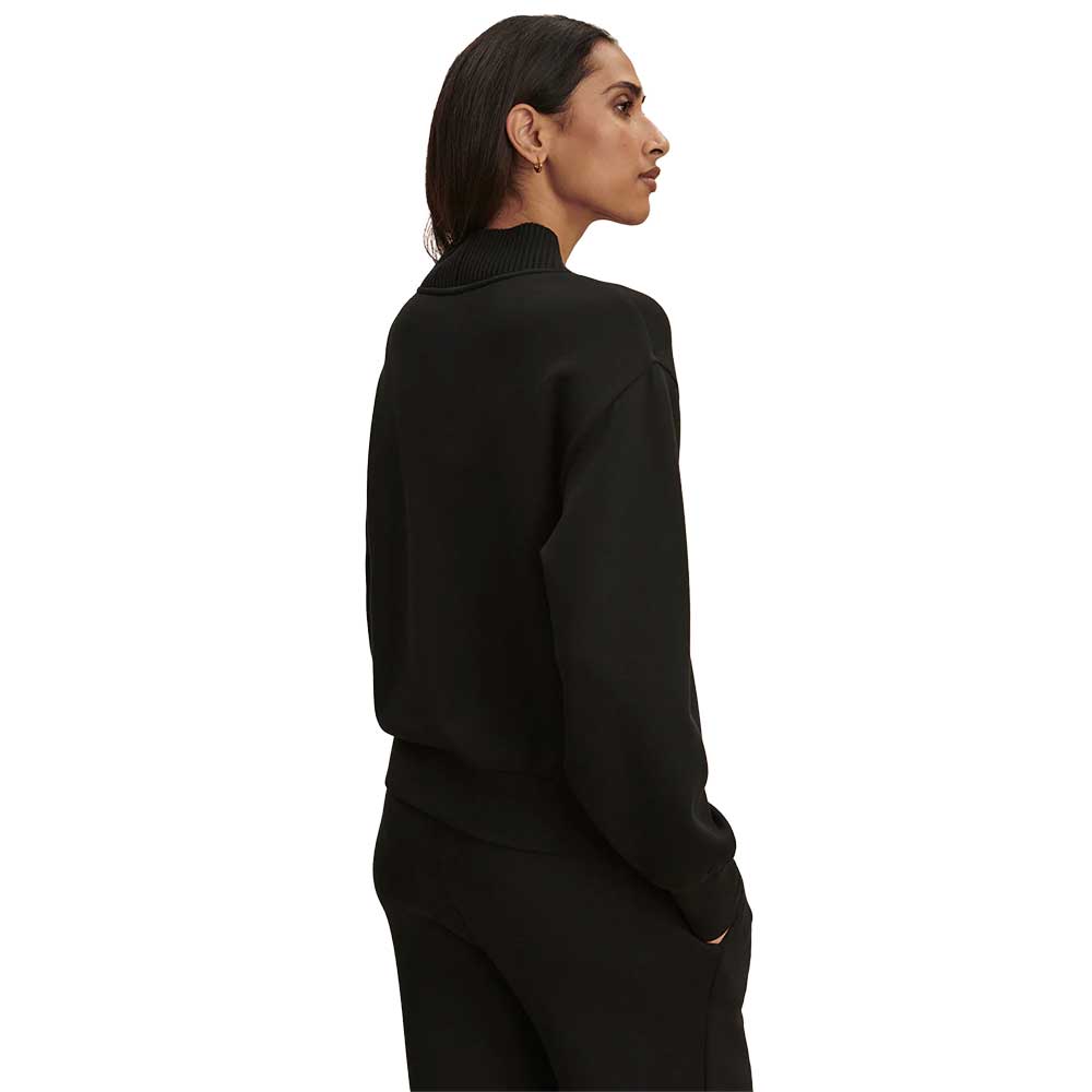 Women's Lucine Button Front Sweat - Black