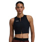 Women's Soft Compression Zip Top - Bandit Black