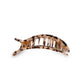 Flat Round Hair Clip Medium - Blonde Tortoise