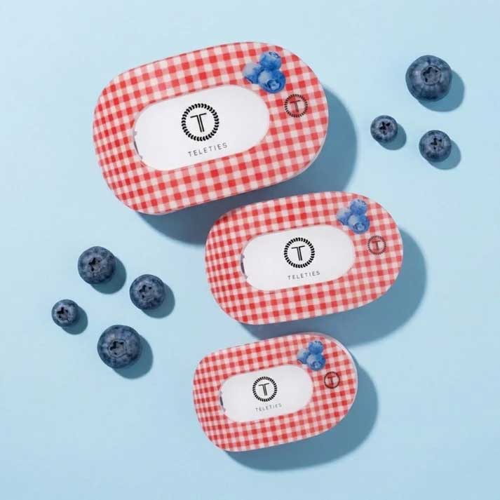 Flat Round Hair Clip Medium - Blueberry Farms
