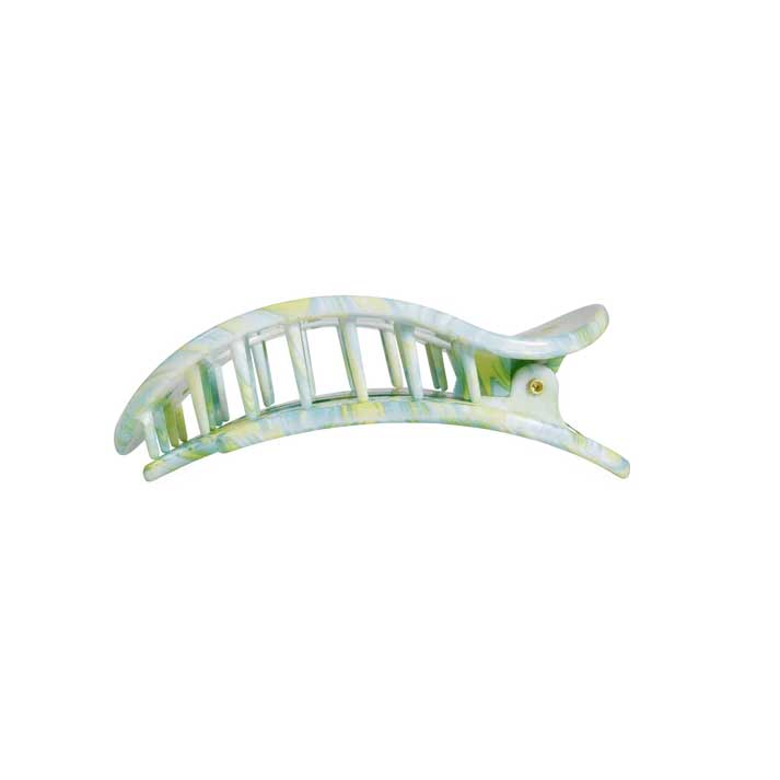 Flat Round Hair Clip Medium - By the Sea Shore
