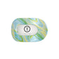 Flat Round Hair Clip Medium - By the Sea Shore