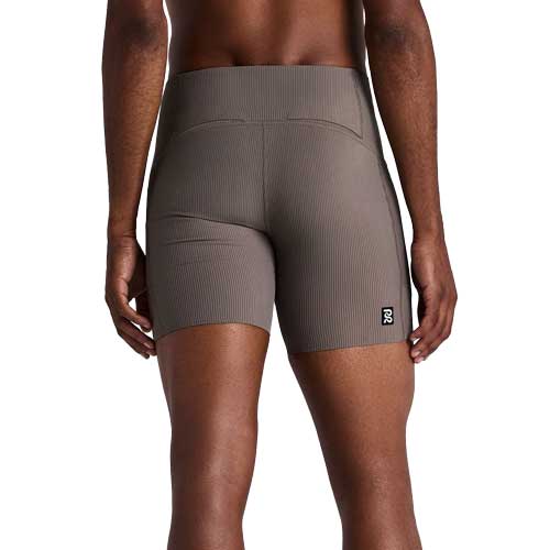 Men's Striped Cadence Quarter Tights - Concrete Taupe/Cocoa Stripe