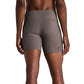 Men's Striped Cadence Quarter Tights - Concrete Taupe/Cocoa Stripe