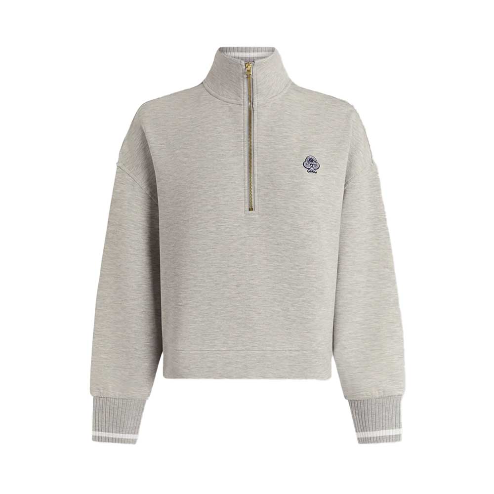 Women's Bertie 1/2 Zip - Light Grey Marl