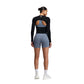 Women's Geomesh Long Sleeve Performance Tee - Bandit Black