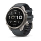 fenix 9 Pro, 51mm - Titanium with Graphite/Black Silicone Band