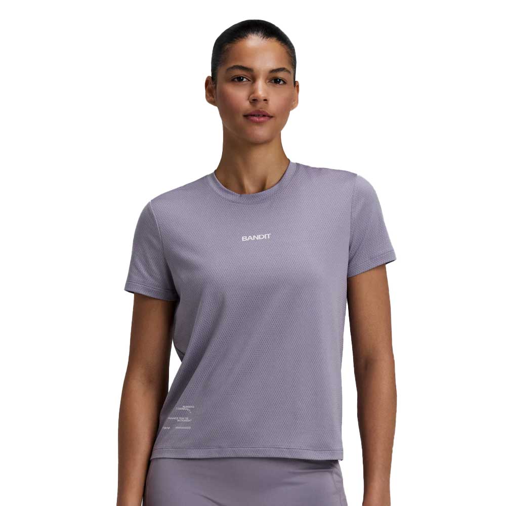 Women's Micromesh Short Sleeve Relaxed Tee - Violet Fog