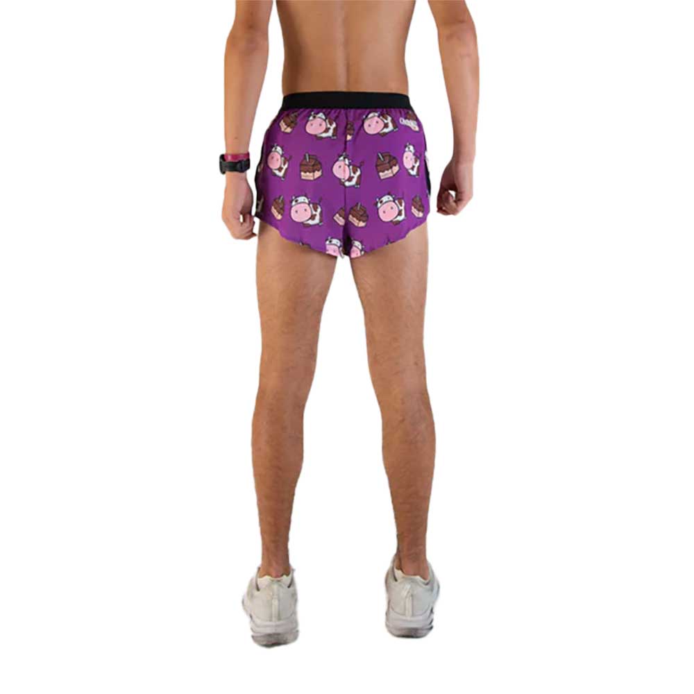 Men's Choccy Cows 2" Drawstring Split Short - Choccy Cows