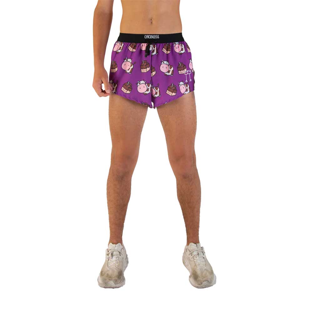 Men's Choccy Cows 2" Drawstring Split Short - Choccy Cows